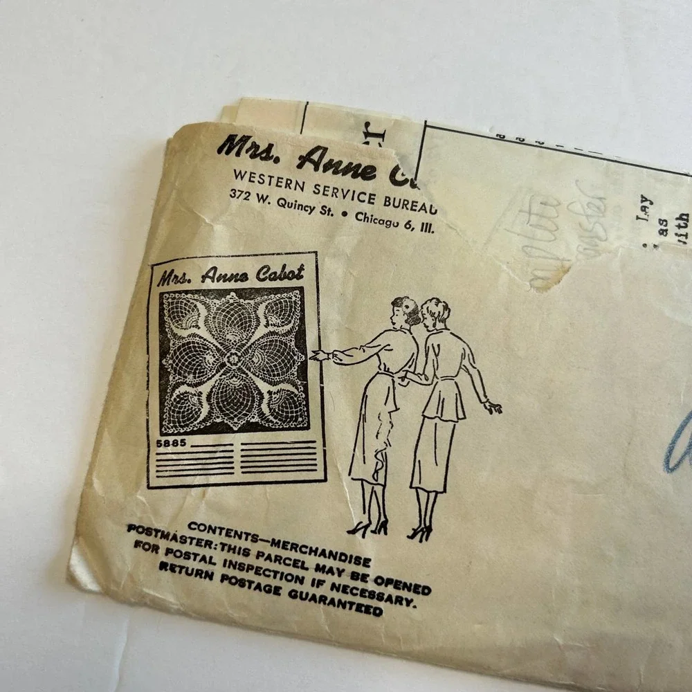 Vintage Anne Cabots Pattern #5062 Apron Size M‎